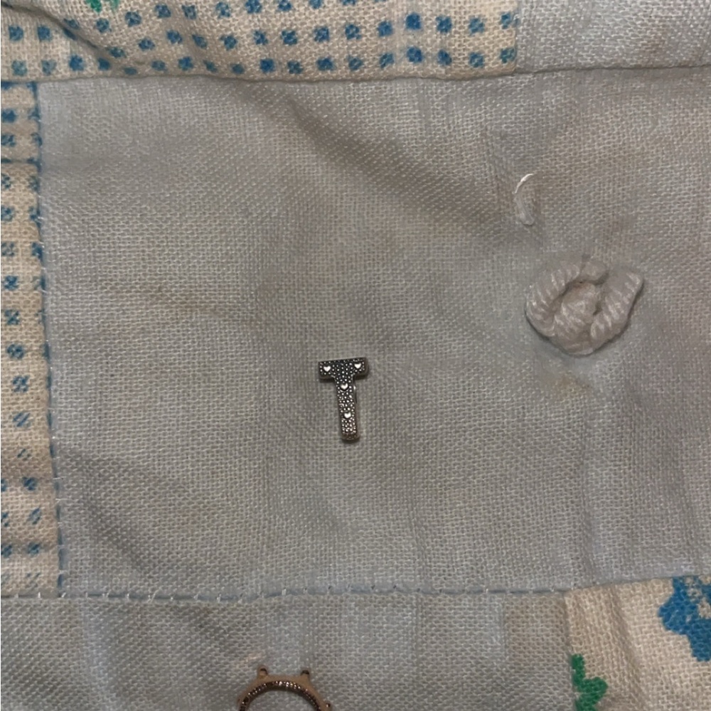 T Pandora charm